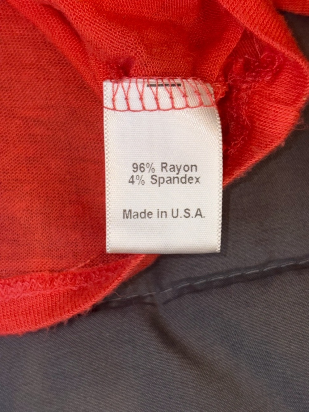 Workshop “Be You Tiful” Graphic Crop Top Size Small Neon Orange Rayon Blend - Picture 4 of 6